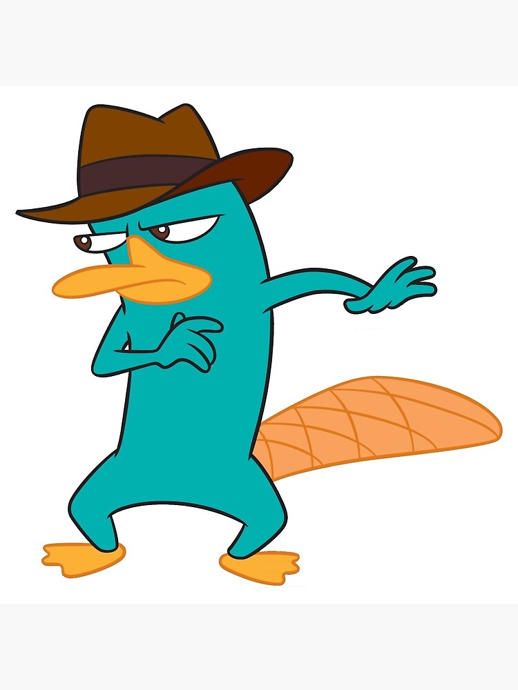 Perry The Platypus Greeting Cards.