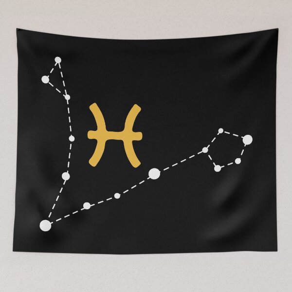 Item preview, Pisces Sign with Constellation (White) designed and sold by Arianna Khalil.
