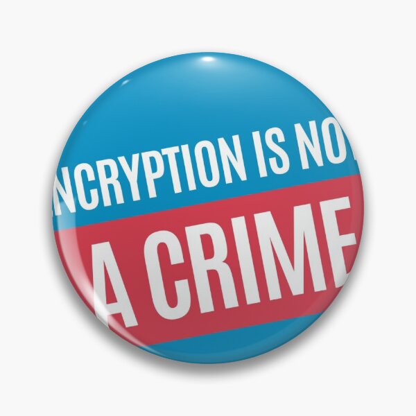 Item preview, Encryption Is Not A Crime Sticker designed and sold by MasterPat32.