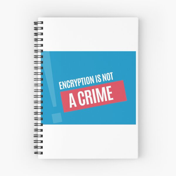 Item preview, Encryption Is Not A Crime Sticker designed and sold by MasterPat32.