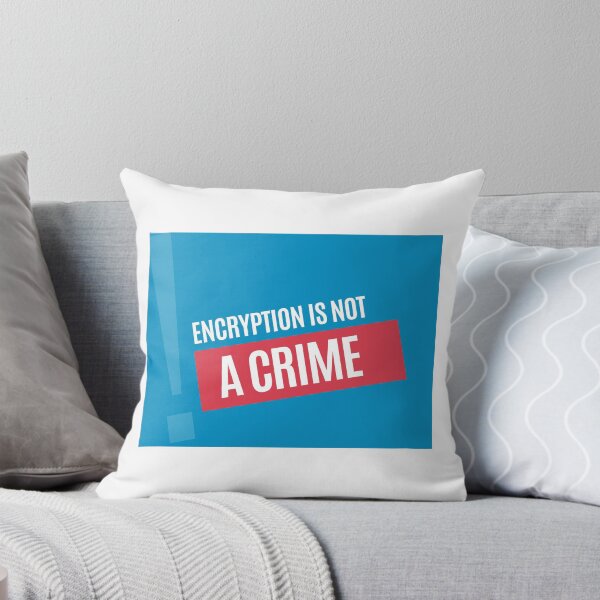 Item preview, Encryption Is Not A Crime Sticker designed and sold by MasterPat32.