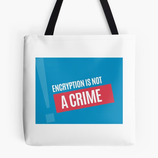 Item preview, Encryption Is Not A Crime Sticker designed and sold by MasterPat32.