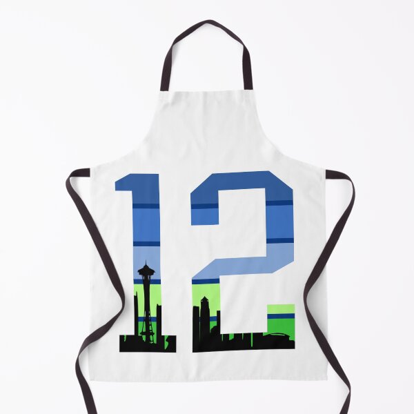Item preview, Seattle 12's Football Sports Fan Cityscape skyline designed and sold by UpwardSpin.