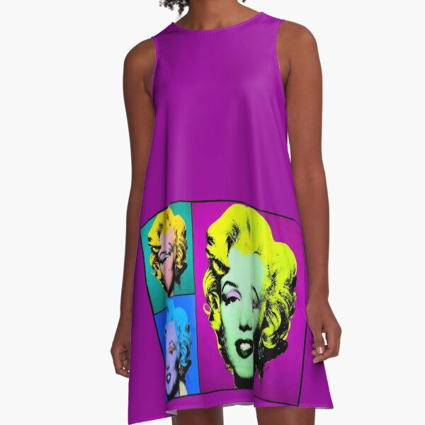 MARILYN : Vintage Fantasy Warhol. A-Line Dress