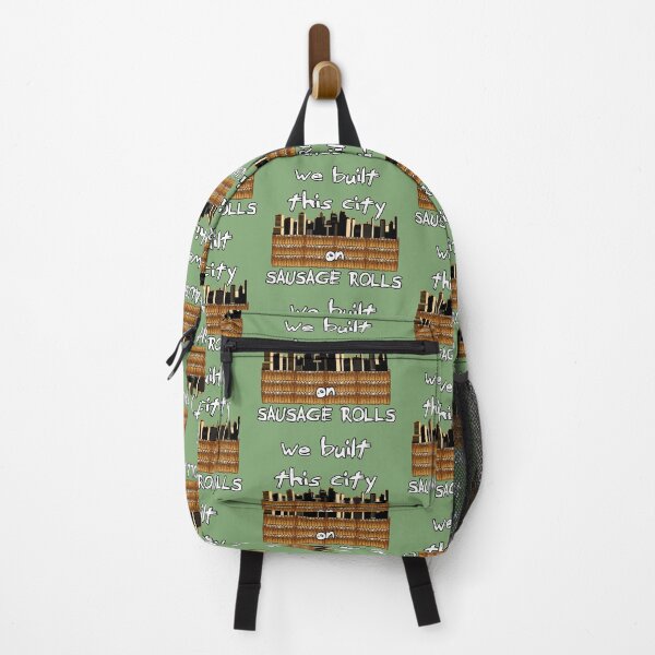 Item preview, WE BUILT THIS CITY ON SAUSAGE ROLLS misheard song lyrics designed and sold by SolidEarthArt.