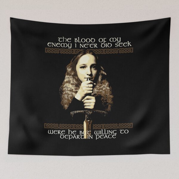 Item preview, The Blood Of My Enemy I Ne'er Did Seek, Celtic Proverb, Irish Proverb, Gaelic Proverb, Celtic Gift designed and sold by Proverbial Wisdom Design.
