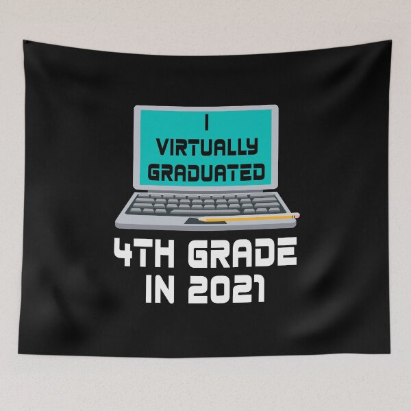 Item preview, I Virtually Graduated 4th GRADE IN 2021 designed and sold by MagicBoutique.