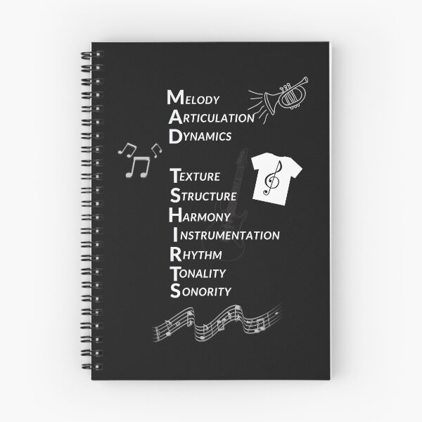 Item preview, MAD TSHIRTS - The Elements of Music  designed and sold by BlakefourDesign.