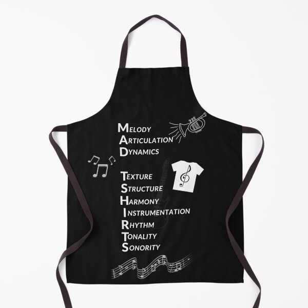 Item preview, MAD TSHIRTS - The Elements of Music designed and sold by BlakefourDesign.