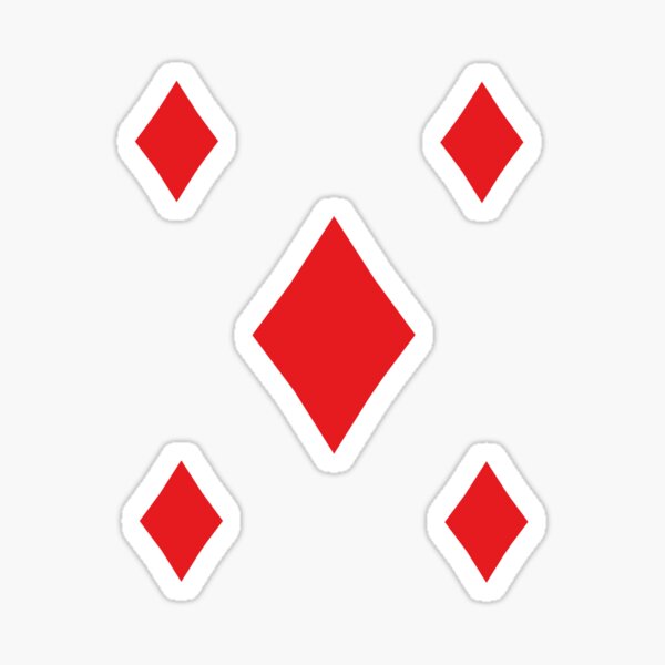 Item preview, Diamonds playing card symbols designed and sold by diegovcarvalho.