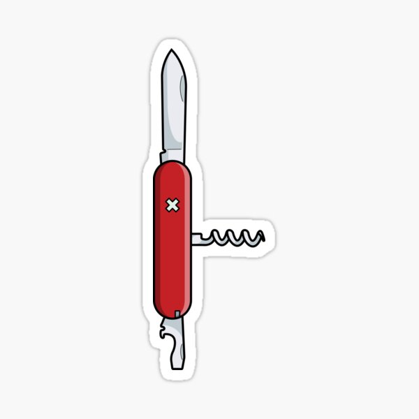 Swiss Army Knife Sticker