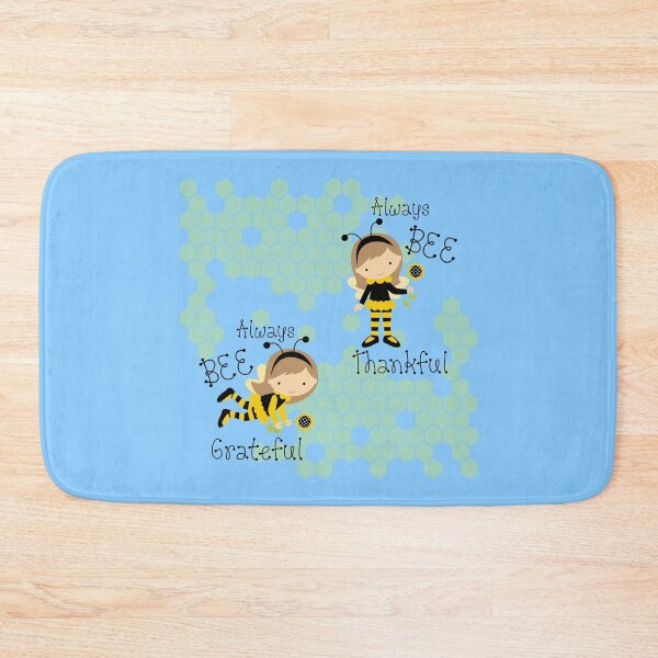 Item preview, Always BEE Grateful, Always BEE Thankful! (On Blue designed and sold by PawsitiveMum.