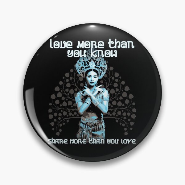 Item preview, Love More Than You Know, Share More Than You Love, Thai Buddhism, Thailand Proverb, Buddhist Gift designed and sold by Proverbial Wisdom Design.