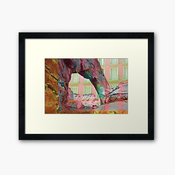 Sevilla meets Monument Valley National Park Framed Art Print
