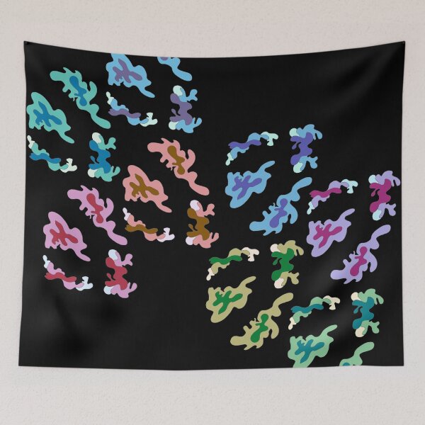 Item preview, Splatter Rain! Paint Splatter Abstract Rainbow Camo Pattern designed and sold by viqysarthouse.