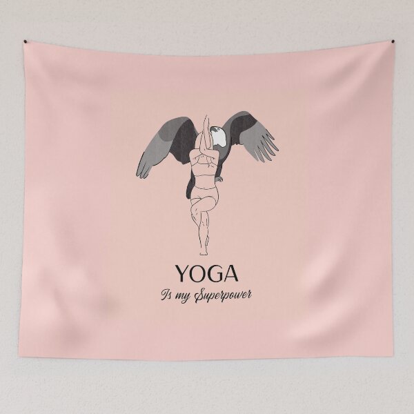 Item preview, Yoga is my Superpower Mother’s Day Cool Asthetic Drawing Design designed and sold by boopsblunt.