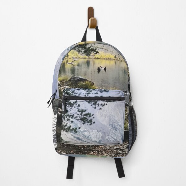 Item preview, Mammoth Lake Scenery with Mountains and Ducks Floating in the Lake designed and sold by Ilana Khoshsima.