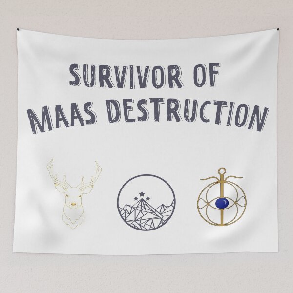 Item preview, Survivor of Maas Destruction - Throne Of Glass and A Court Of Thorns And Roses designed and sold by CrescntDesigns.