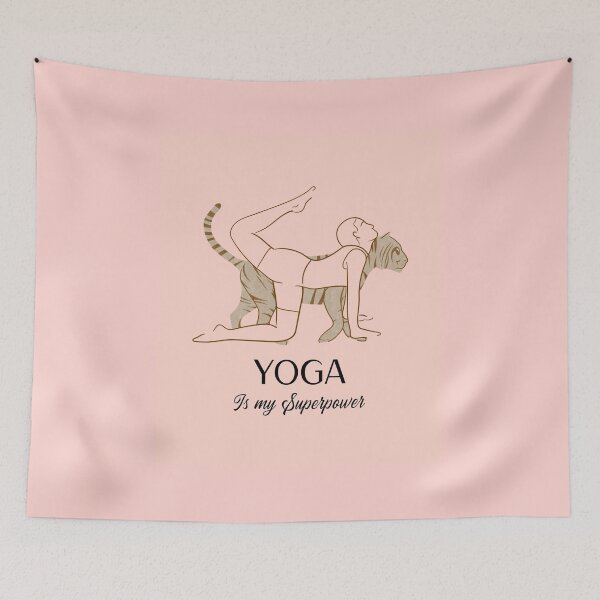 Item preview, Yoga is my Superpower Mother’s Day Cool Asthetic Drawing Design designed and sold by boopsblunt.