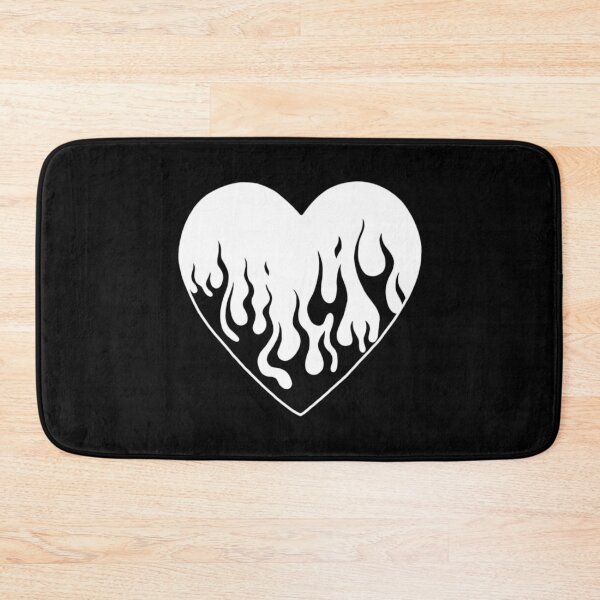 Item preview, blazed heart white designed and sold by --Camiila--.