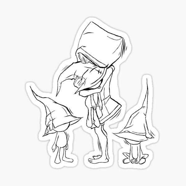 Little nightmare Sticker