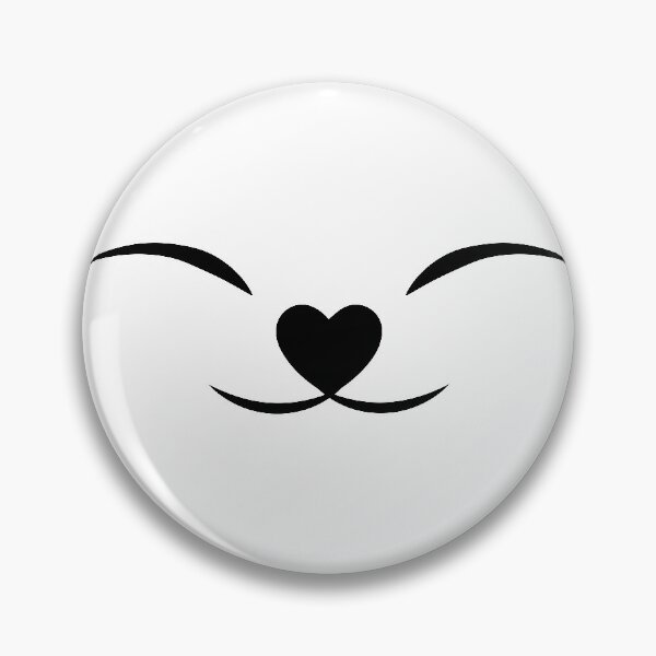 Item preview, smiley cat face designed and sold by Paztcreates.