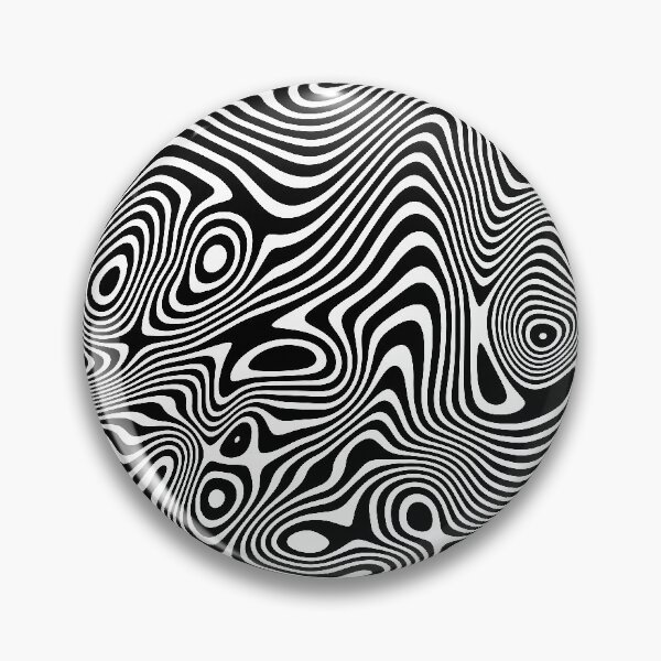 Item preview, Geometric psychedelic ripple pattern designed and sold by Achily.