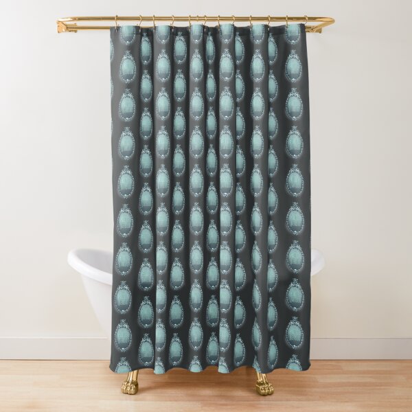 Plaque Shower Curtain