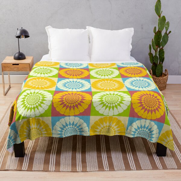 Item preview, Delicious retro flower pattern designed and sold by DeliriousSteve.