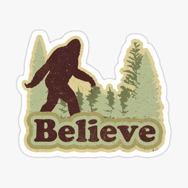 Bigfoot glauben Sticker