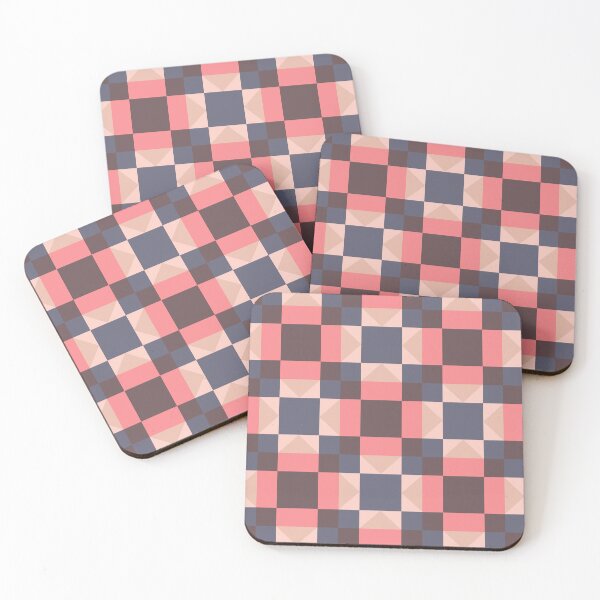 Item preview, Pink, Beige, and Blue Checkered Pattern designed and sold by ChangingLight.