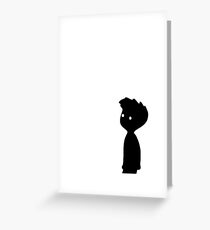 LIMBO BOY IN BLACK Greeting Card