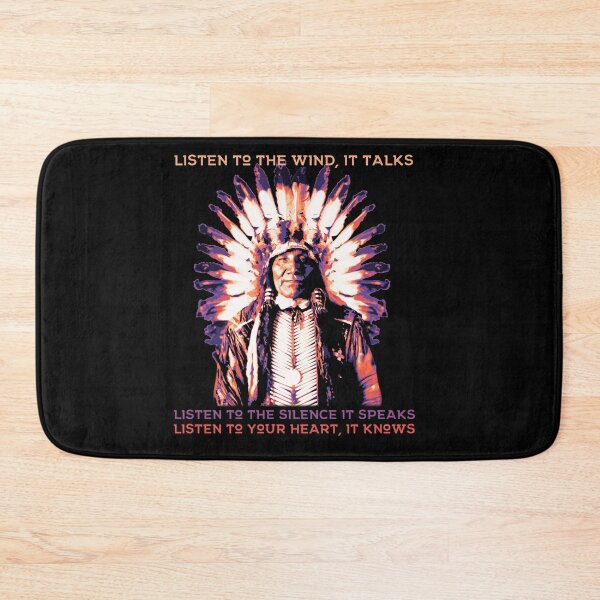 Item preview, Listen to the Wind, it Talks, Color Variant, Native American Proverb designed and sold by Proverbial Wisdom Design.