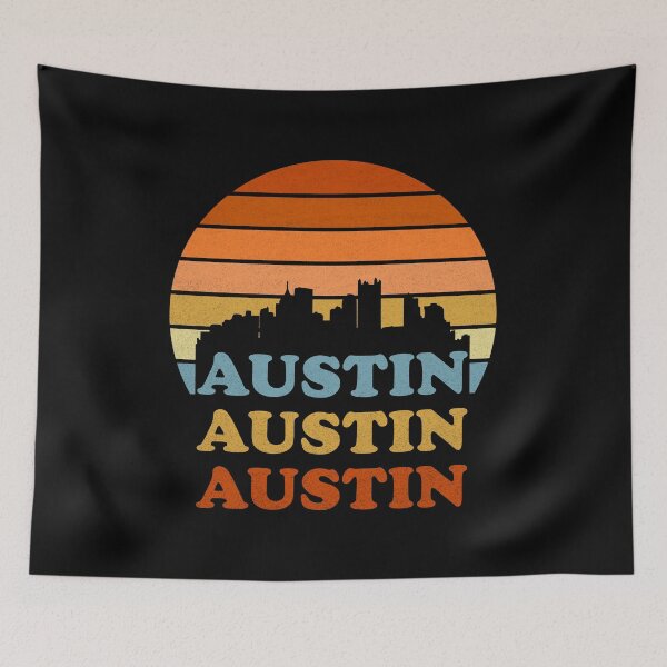 Item preview, Austin Texas retro vibes designed and sold by likebakerdo.