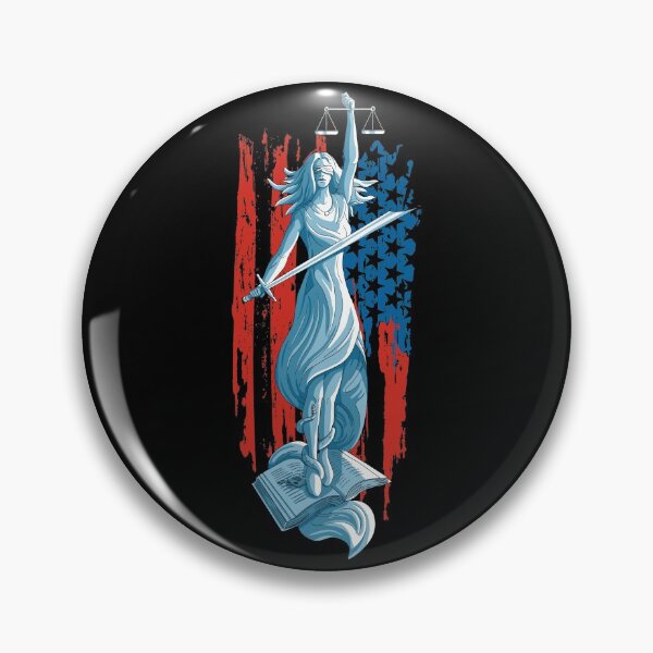 Item preview, Lady Justice American Flag designed and sold by DOODL.