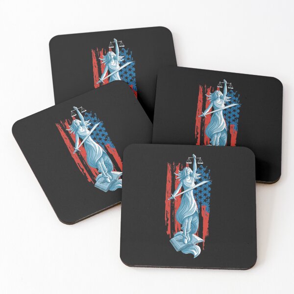 Item preview, Lady Justice American Flag designed and sold by DOODL.