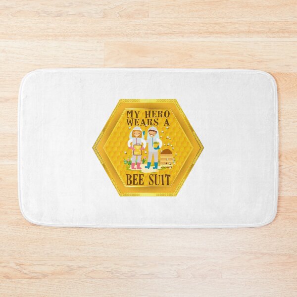 Item preview, My Hero Wears a Bee Suit! (On White) designed and sold by PawsitiveMum.