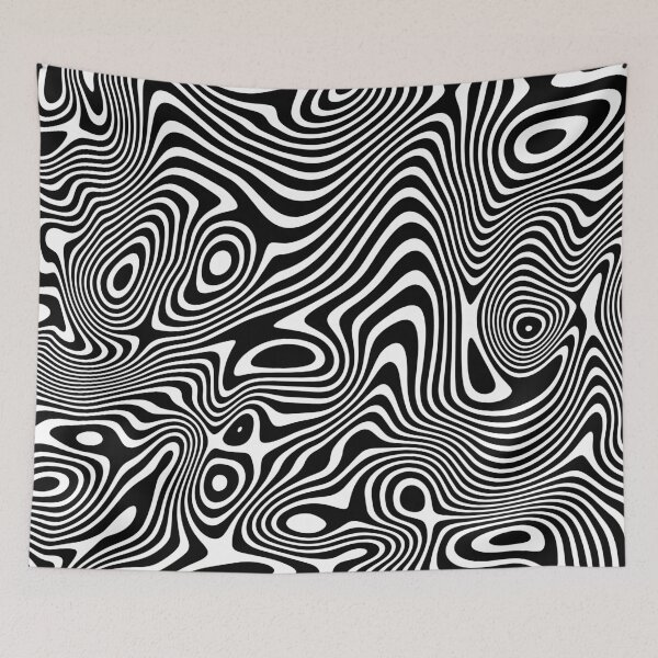 Item preview, Geometric psychedelic ripple pattern #3 designed and sold by Achily.