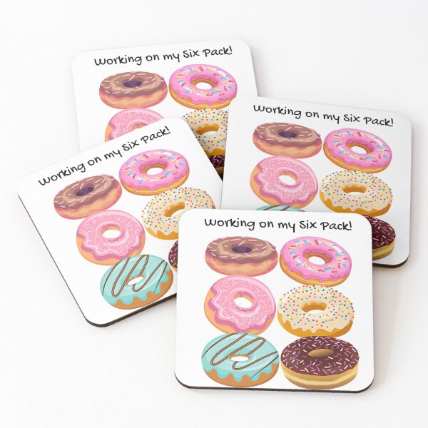 Item preview, Working on my six pack. Iced donuts six pack. designed and sold by JellyBeenzz.