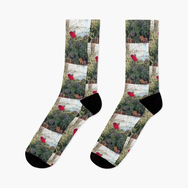 Item preview, Red Potted Geranium  designed and sold by JennBBDesigns.