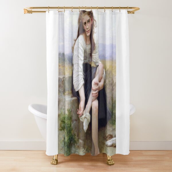 Avant le Bain (Before the Bath) Shower Curtain