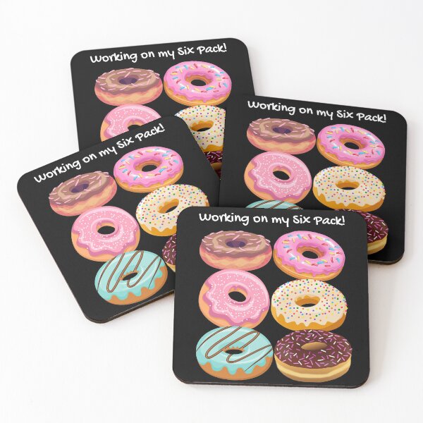 Item preview, Working on my six pack. Iced donuts six pack. designed and sold by JellyBeenzz.