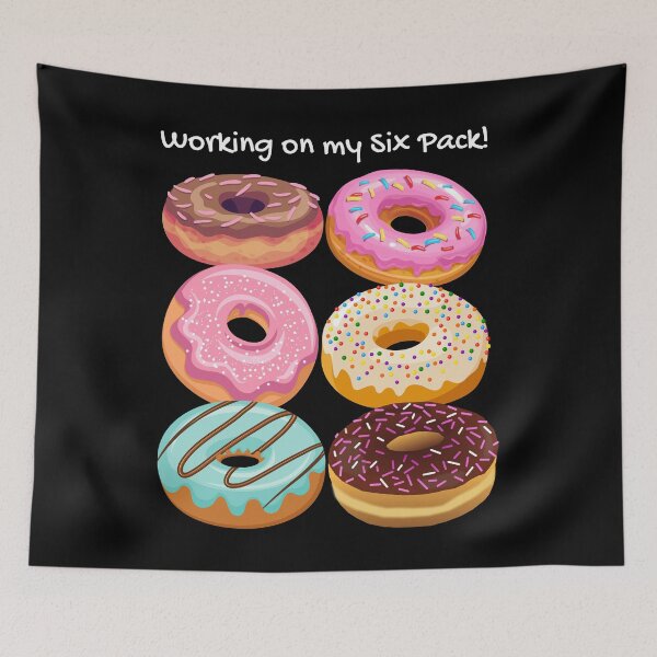 Item preview, Working on my six pack. Iced donuts six pack. designed and sold by JellyBeenzz.