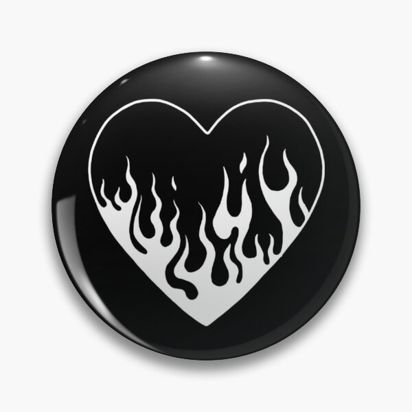 Item preview, blazed heart white  designed and sold by --Camiila--.