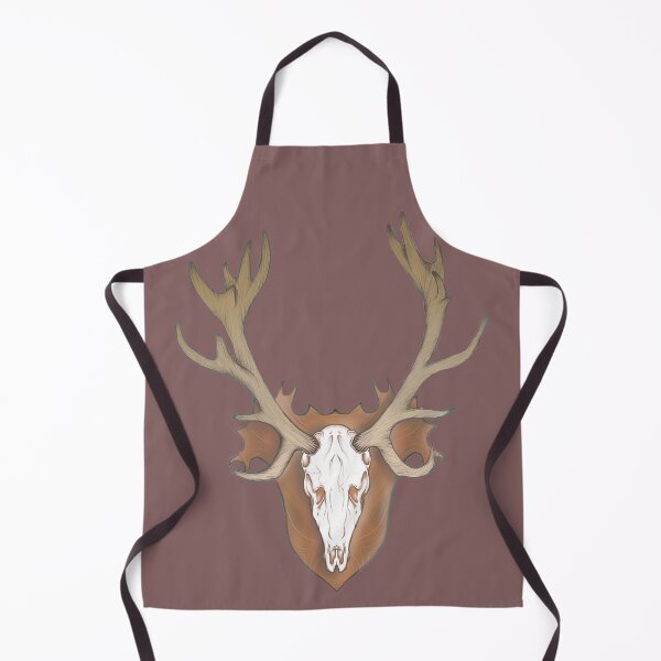 Item preview, Mounted Stag skull designed and sold by ElvesandMangoes.