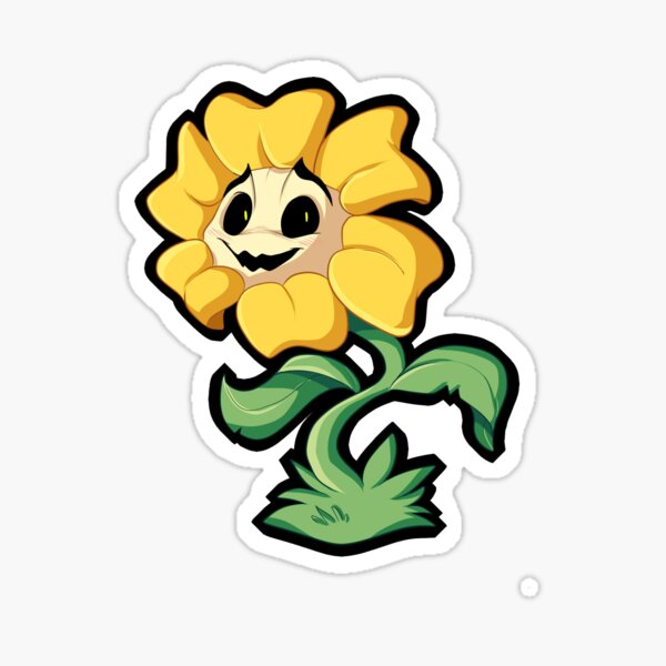 Evil Flowey the Flower Sticker for Sale by Metasaki