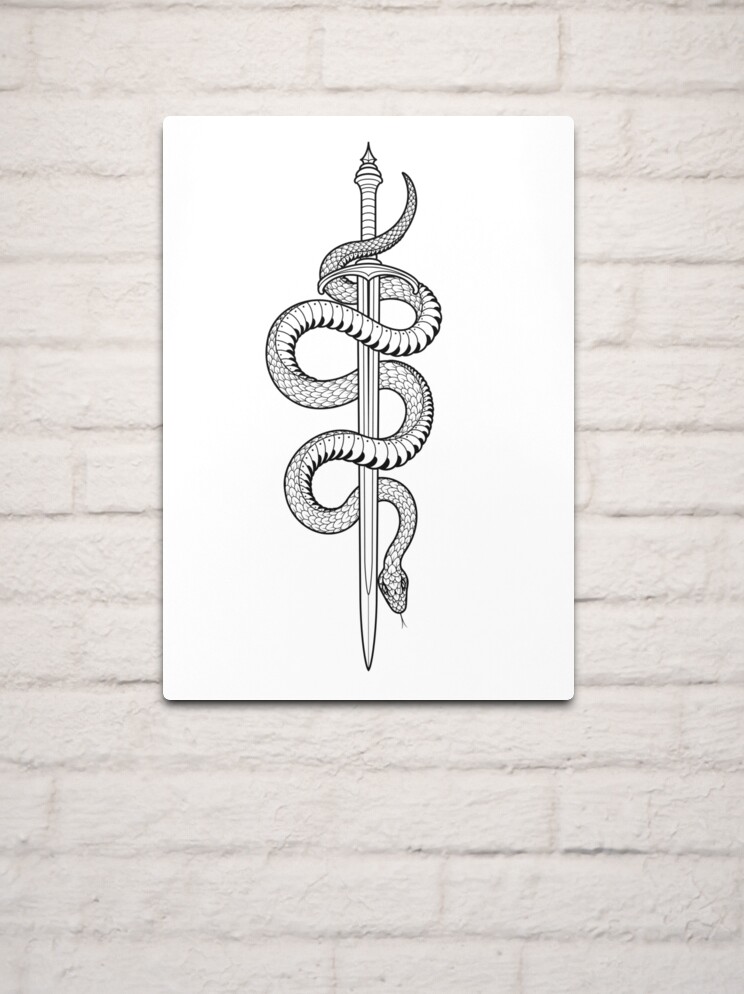 Black snakes sign on white background. Snake tattoo Stock Vector | Adobe  Stock