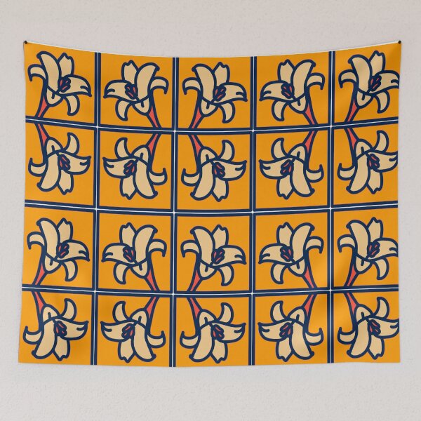 Item preview, Flowery Tiled Pattern designed and sold by Jacksonsmerch.
