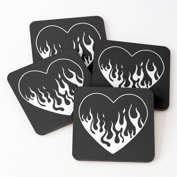 Item preview, blazed heart white  designed and sold by --Camiila--.