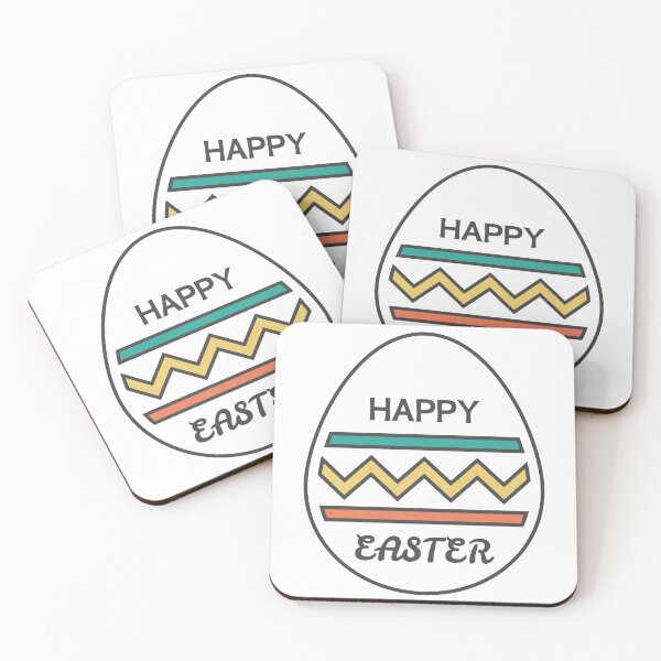 Item preview, Happy easter in an easter egg with pattern designed and sold by Blackvz.